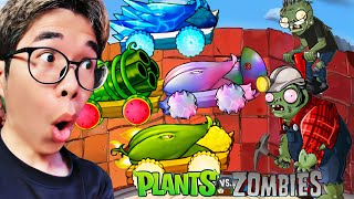 DÀN PHÁO MỚI CỦA TÔI SAN BẰNG TẤT CẢ ZOMBIE CHỈ TRONG 1 GIÂY   Plants vs Zombies 8  UPDATE [upl. by Ailatan980]