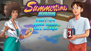 Summertime Saga  Part  04  Art Class Ms Ross route [upl. by Solenne718]