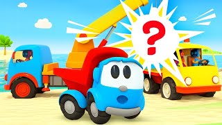 🔴🔵 leo car cartoon video  in hindi new episode leo tha truck baby 🐥 toons new [upl. by Anhavas]