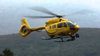 THE NEW H145 HELIMED 5 LANDING AT FORT WILLIAM [upl. by Anwahs]