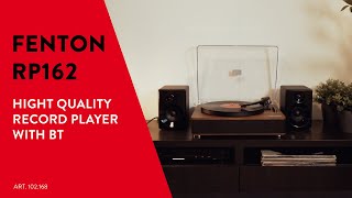 Fenton RP162 Record Player HQ BT  Dark Wood [upl. by Ecinaej]