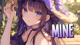 Nightcore  Mine  Jordan Suaste Sped Up [upl. by Duile]