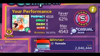 Robeats  among us gets 9 greats on freedom dive full ver hard [upl. by Esli]