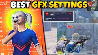 Best GFX Tool Settings for Bgmi  Pubg Mobile 🔥 How to Fix Lag in Bgmi  Pubg Mobile [upl. by Isabelita]