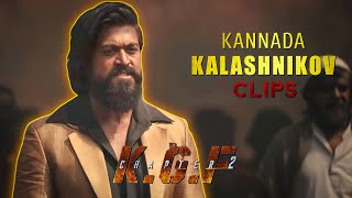 KGF Chapter 2 Kalashnikov Scene Kannada  Yash  Sanjay Dutt  Srinidhi Shetty KGF KGF2 [upl. by Lari110]