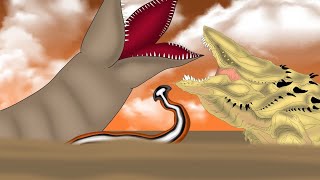 Sandworm VS Sandbloop  Animation [upl. by Hardner]