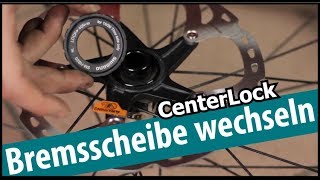 CenterLock Bremsscheiben wechseln  Shimano Sram Formula usw [upl. by Tung749]