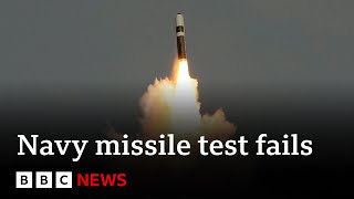 Trident missile test fails for second time in a row  BBC News [upl. by Ecyrb866]