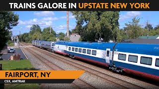 Fairport New York USA  Virtual Railfan LIVE [upl. by Arlan919]