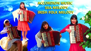 Wiesia Dudkowiak  Accordion Music Sea Melody Irish Folk Melody [upl. by Janna]