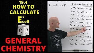 194 How to Calculate Standard Cell Potential  General Chemistry [upl. by Maegan]