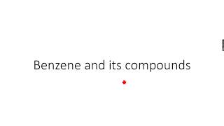 ALevel Chemistry Benzene and its compounds Part 1 [upl. by Asirap]