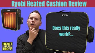 Is it worth it Ryobi USB Lithium Heated cushion unboxing testing and review [upl. by Bettzel663]