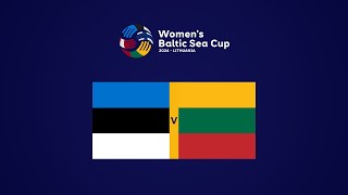 WOMENS BALTIC SEA CUP 2024  Estonia  Lithuania  6 JAN [upl. by Karissa717]