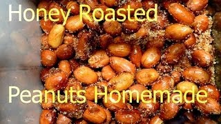 Homemade Planters Honey Roasted Peanuts recipe video by Chawlas kitchen [upl. by Marko]