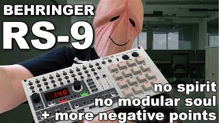 Behringer RS 9 Rhythm Sequencer  We have to talk Behringer Penishead comment [upl. by Suhail120]