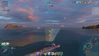 World of Warships Clan Battle Season 27 “Asp” MBV vs RDW [upl. by Kunkle752]