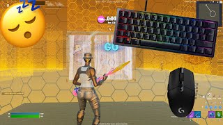 Razer huntsman mini Asmr chill 😴 relaxing keyboard sounds 🎧 Fortnite boxfights 🏆 [upl. by Iht]