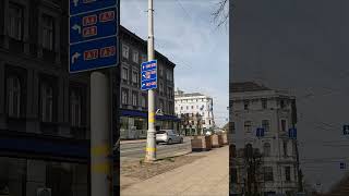 Walk in Riga centre Merkela street Latvia part 2 streetwalk travel park riga latvia [upl. by Oikim]