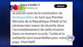 Primati  Garry Conille reyaji sou nominasyon Alix Didier FilsAimé kòm nouvo Premye minis [upl. by Otter539]