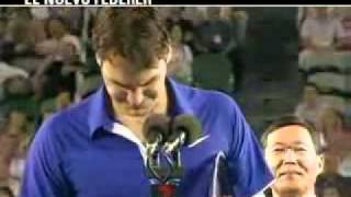 Reportaje El Nuevo Federer ESPN Latino 2008 parte 2 2 [upl. by Nivrae960]