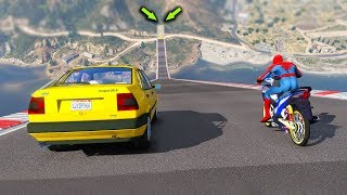 Ucuz Arabalar ve Motorlar Uçma Parkurunda  GTA 5 [upl. by Enelyahs818]