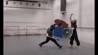 Spear amp Shield Sparring [upl. by Bor]