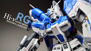 The RG HiNu Gundam is pretty good but you already knew that  BUILD amp REVIEW [upl. by Folsom]