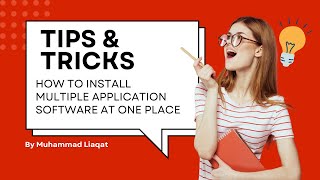 How to install Application software  How to install All Application software in one click [upl. by Ahseined267]