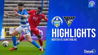 Greenock Morton vs Dunfermline  cinch Championship  Match Highlights [upl. by Anom]