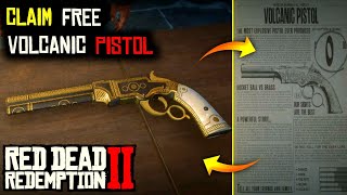 rdr2 how to get volcanic pistol for freeHow to Claim Free Volcanic Pistol  Red Dead Redemption 2 [upl. by Okomom]