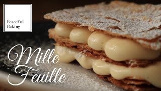 Mille Feuille Classic French Pastry [upl. by Ahsiele]