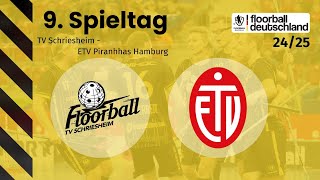 TV Schriesheim vs ETV Piranhhas Hamburg  9 Spieltag  1 FloorballBL Herren 2425 [upl. by Aihsemaj]