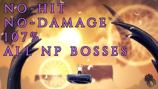 Hollow Knight NoHit NoDamage 107 All NonPantheon Bosses [upl. by Arracot]