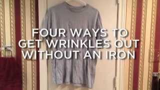 Wrinkled Shirt Fast Fix No Iron Required [upl. by Akedijn]