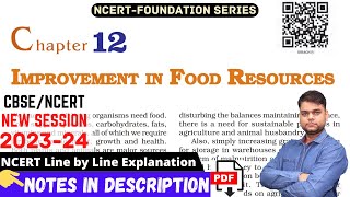 Improvement in food resources  Class 9 science chapter 12 Full Chapter [upl. by Nylodnew310]