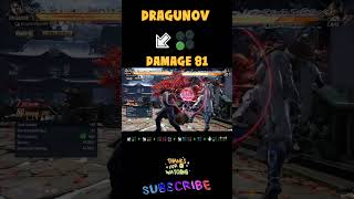 Dragunov combo tekken 8 I Dragunov combo guide tekken8Dragunovcombotekken8 [upl. by Aisyram]