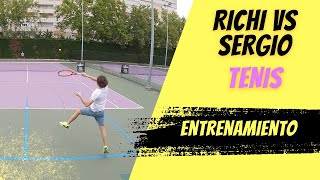 Entrenamiento Tenis  Richi y Sergio Chamoso 06102024 [upl. by Elleon]