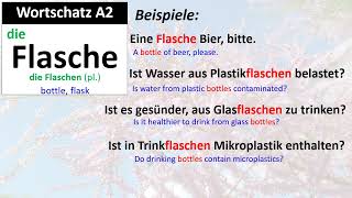 Wortschatz A2 Flasche [upl. by Fedak]