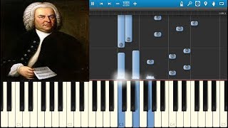 Preludio 1 en Do mayor BWV 846  J S Bach  Piano tutorial  Partitura [upl. by Mairb]