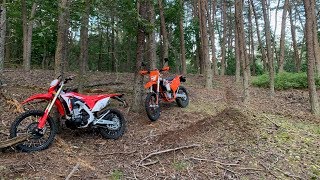 2019 KTM 500 amp 2019 CRF 450L Ridden By Squids [upl. by Ecnahc]