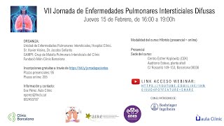 VII Jornada de Enfermedades Pulmonares Intersticiales para pacientes y familiares [upl. by Doty]