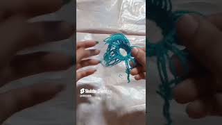 Diy mini woolen captrending shortvideoytshort youtuberpartner woolen cap for toys diy shortvideo [upl. by Zigmund36]