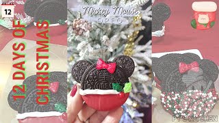 Christmas Snack Recipe  Mickey Mouse Oreo Cookies [upl. by Bevis888]