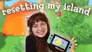 Why I chose to RESTART my ACNH island lets play pt 1 [upl. by Marketa]