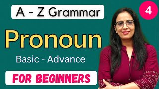 Pronoun  4  English Grammar For Beginners in Hindi  Definition Kind  English With Rani Maam [upl. by Fowle]