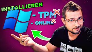 💻 Windows 11 installieren ohne TPM Key amp Internet  Zwei Methoden erklärt [upl. by Ellebana785]