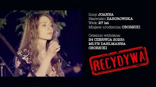 JOANNA ZABOROWSKA  CO MI PANIE DASZ RECYDYWA COVER [upl. by Abrams]