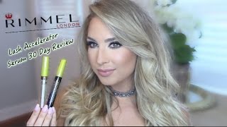 30 Day Review Rimmel Lash Accelerator Serum After Care From Lash Extensions [upl. by Deborah]