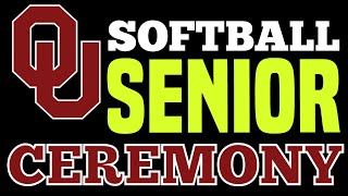 Oklahoma Softball Senior Day Ceremony 2024 [upl. by Ahearn]